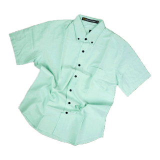 AMPORLO เสื้อเชิ้ต " แขนสั้นคอปก " สีแพนโทน AMSS01 มี 4 สี