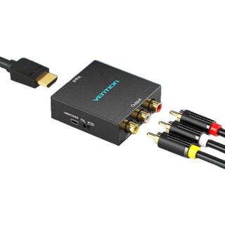 Vention อะแดปเตอร์ Rca 1080p Hdmi เป็น Av Hdmi 3rca Cvbs Av คอมโพสิตวีดีโอ สําหรับ แล็ปท็อป Hdtv Tv AEE/AEF