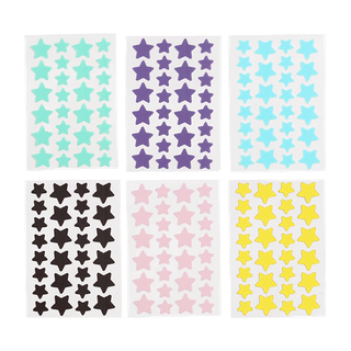 แผ่นสติกเกอร์ไฮโดรคอลลอยด์ กันน้ํา สีม่วง หลากสีสัน สําหรับติดสิวเสี้ยน มี 28 ชิ้น