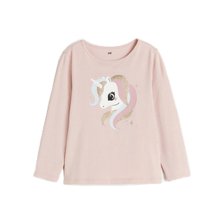 H&M Girl Printed jersey top 0922700_6