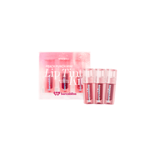 bnb barenbliss Peach Punch Mini Lip Tint Kit ลิปทินพีชพันช์ ปากฉ่ำวาว ชุ่มชื้นตลอดวัน ติดทนนาน 12ชม