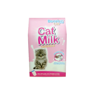 BEARING Cat Milk with Casein นมผงสำหรับลูกแมว นมผงทดแทนนมแม่ สำหรับลูกแมว โปรตีนสูง เสริมสร้างภูมิคุ้มกัน 300g