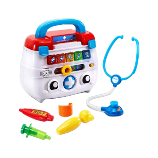 VTech Pretend & Learn Doctor Kit Set Doctor Toys Kids for Learning 2-5 ปี ชุดของเล่นกล่องเครื่องมือแพทย์ หมอตรวจคนไข้