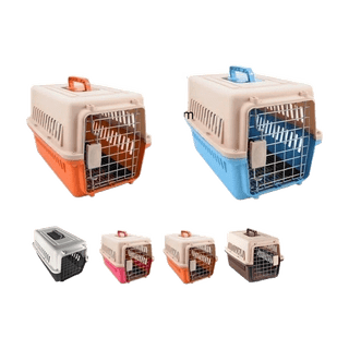 โปรโมชั่น : 【พร้อมส่ง】PMT กล่องเดินทางสัตว์เลี้ยง กรงหิ้วแมว กรงหิ้วหมา ไซส์M 375837 ซม กรงหิ้ว กรงเดินทาง กรงเดินทางแมว COD