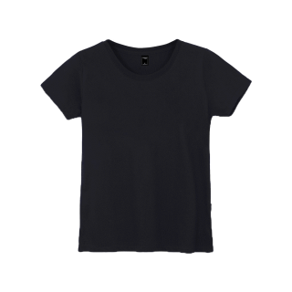 โปรโมชั่น : Yuedpao No.1 เสื้อยืดผู้หญิง ไม่ย้วย ไม่หด ไม่ต้องรีด ผ้านุ่มใส่สบาย Ultrasoft Non-Iron เสื้อยืดคอกลมผู้หญิง สีดำ