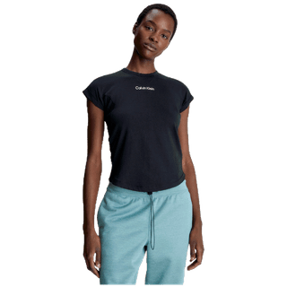 โปรโมชั่น : CALVIN KLEIN เสื้อยืดแขนสั้นผู้หญิง CK Performance รุ่น 4WF3K154 001 - สีดำ