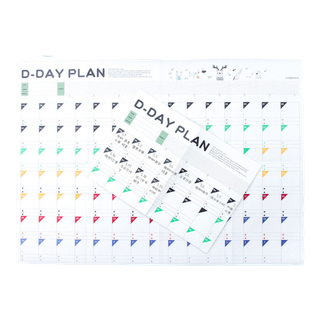 Stationery Expert กระดาษแพลนเนอร์รายวัน [D-DAY PLAN] เขียนได้ 100 วัน Daily Planner