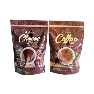 puniinun ของแท้ กาแฟปุยนุ่น โกโก้ปุยนุ่น ปุยนุ่นกรอกปาก coffee mix chocoa mix 1 ห่อ 20 ซอง ซื้อ 1 แถม 3