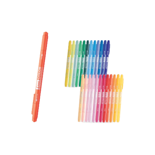 Monami (โมนามิ) ปากกาสีน้ำ 2 หัว รุ่น Live Color ไลฟ์ คัลเลอร์