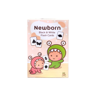 Little Monster Newborn Flash Card แฟลชการ์ดกระตุ้นพัฒนาการ 0-6 เดือน บัตรภาพ การ์ดเด็กทารกแรกเกิด แฟลชการ์ดขาวดำ