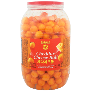โนแบรนด์เชดด้าชีสบอล 380กรัมNo Brand Cheddar Cheese Ball 380g.