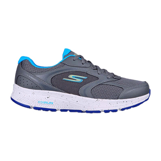 Skechers สเก็ตเชอร์ส รองเท้าผู้หญิง รองเท้าวิ่ง Women GOrun Consistent Vivid Horizon Running Shoes - 128285-CCBL Air-Cooled Goga Mat M-STRIKE, Ortholite, Ultra Light Cushioning