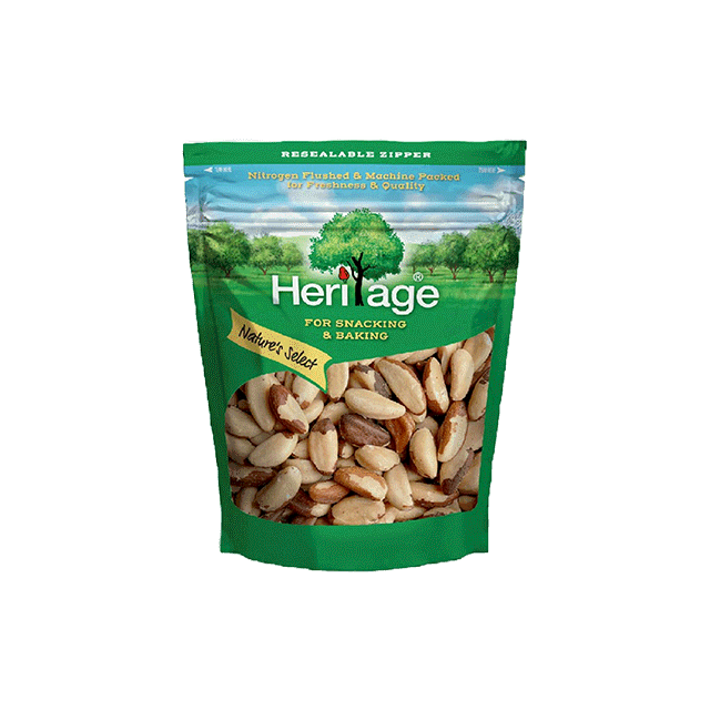 เฮอริเทจ บราซิลนัท 1000 กรัม.Heritage Raw Brazilnuts 1000 g.