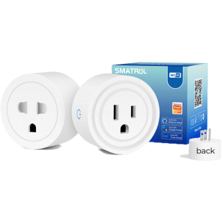 SMATRUL Tuya Wi-Fi Smart Plug 20A วัดพลังงาน - ปลั๊กไฟ ปลั๊กอัจฉริยะ ควบคุมผ่านแอพ Smartlife สั่งงานด้วยเสียงได้