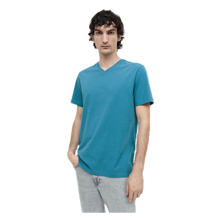 H&M เสื้อยืดคอวีทรงสลิมฟิต Man Slim Fit V-neck T-shirt 0570003_1