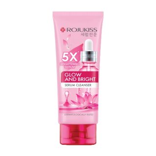 โปรโมชั่น : โรจูคิส โกลว์ แอนด์ ไบรท์ เซรั่ม โฟม 100 มล. Rojukiss Glow and Bright Serum Cleanser 100 ml. โฟมล้างหน้า