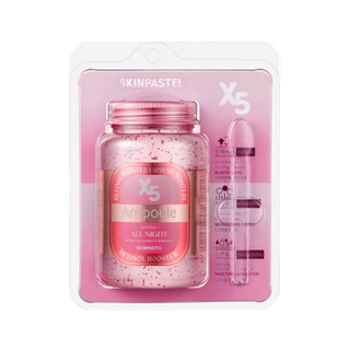 สลิปปิ้งมาร์ค Skinpastel x5 Retinol Booster Ampoule All Night บำรุงผิวเร่งด่วนให้หน้าฉ่ำวาว