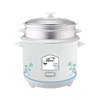 MYHOME หม้อหุงข้าวไฟฟ้ามาพร้อมซึ้งนึ่ง ขนาด1ลิตร รุ่น RC1003 MH รับประกัน 2 ปี