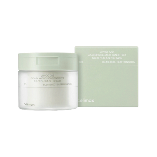 Celimax Ji Woo Gae Cica BHA Blemish Toner Pad 170ml เซลลีแมกซ์ เซลลีแมกซ์ แพดผลัดเซลล์ผิวอย่างอ่อนโยน ปลอบปละโลมผิว