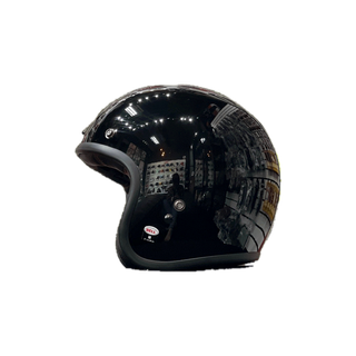 หมวกกันน็อคคลาสสิค BELL CUSTOM 500 GLOSS BLACK