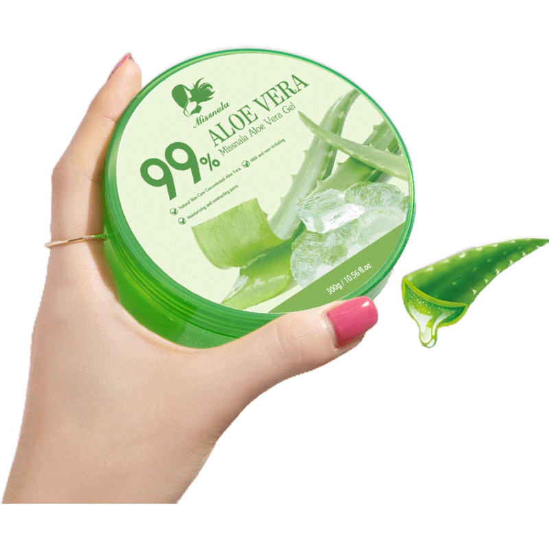 { มี เลขที่จดแจ้ง } ALOE VERA GEL อโลเวร่า เจล ผลิตภัณฑ์บำรุงผิว เนื้อเจล สารสกัดจากว่านหางจระเข้ 99 % ขนาด 300 g.