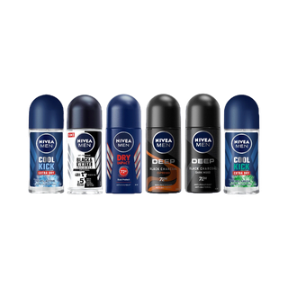 [ขายดี+โค้ดลด 10%] นีเวีย โรลออน สำหรับผู้ชาย 50 มล. DEO MEN 50 ml. 2pcs NIVEA