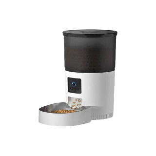 【Camera+WiFi Control】rojeco เครื่องให้อาหารแมวอัตโนมัติ 3 ลิตร พร้อมกล้องวิดีโอ และรีโมตควบคุม สําหรับสัตว์เลี้ยง สุนัข แมว
