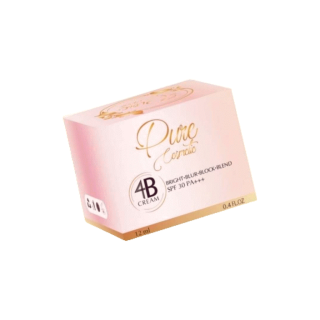 ส่งฟรี! (เหลือ 190.- ใส่โค้ด INCLV55 ) PURE 4 B CREAM แป้งทิ้นท์หน้าเด้ง เนื้อครีมแป้งคุมมันผสมรองพื้นและกันแดด