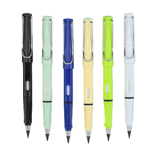 ใหม่! ดินสอไม่ต้องเหลา ยางลบในตัว เทียบเท่าดินสอไม้ 100 แท่ง HB เครื่องเขียน อุปกรณ์การเรียน พร้อมส่ง สีพาสเทล มาการอง