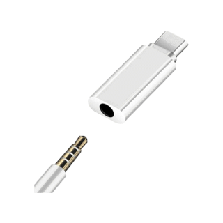 Cre สายเคเบิลอะแดปเตอร์เสียงดิจิทัล Type-C เป็น 3.5 มม.