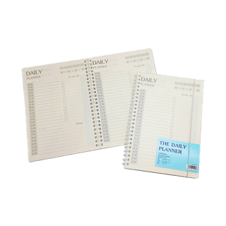 สมุดPlanner Daily Weekly Monthly สันห่วง A5 เนื้อถนอมสายตา แสงรุ้ง / เล่ม