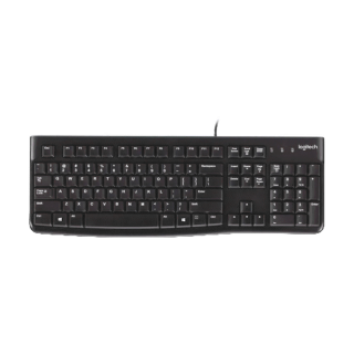 iHAVECPU KEYBOARD (คีย์บอร์ด) LOGITECH K120 USB (BLACK) (TH)