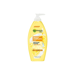 โปรโมชั่น : Garnier Bright Complete Extra Body Serum 400ml โลชั่นบำรุงผิวกาย ด้วยสารสกัดบริสุทธิ์จากมะนาว.
