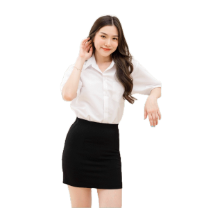  กระโปรงนักศึกษา ทรงเอ กระโปรงทรงเอ (ผ่าหลัง) ยาว16 18 20 เอว 23-34"