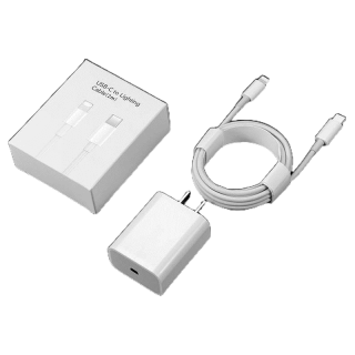 โปรโมชั่น : ชุดชาร์จ iP PD 20W หัวชาร์จ iP ดั้งเดิม สายชาร์จ  หัวชาร์จ PD 20W Fastcharger จากสาย Type-C เป็นสาย Lightnin IP 14 13