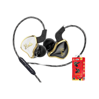 (ส่งฟรี) Hale HS-13 หูฟัง in ear Moniter เสียงเทพ ดีไซน์สวย แจ็คกลม Aux3.5 mm ความยาวสาย 1.2 เมตร มีไมค์ในตัว