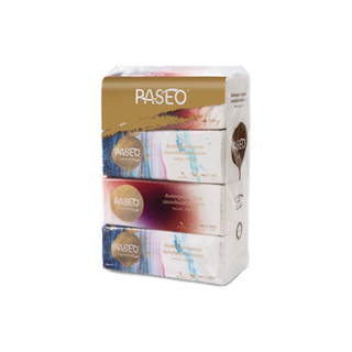 Paseo พาซิโอ กระดาษทิชชู่ ลักซ์ชัว ซอฟท์แพ็ค 200 แผ่น แพ็ค 4