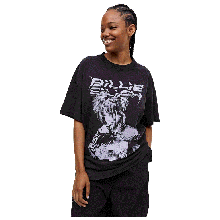 H&M Woman Oversized printed T-shirt 1162785_3