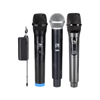 โปรโมชั่น : ไมโครโฟนไร้สาย ไมค์ร้องเพลง ไมค์ ไมค์ไร้สาย ไมโครโฟน คาราโอเกะ microphone ไร้สาย ไมค์โครโฟน ไมค์ลอย UHF ไมล์ karaoke