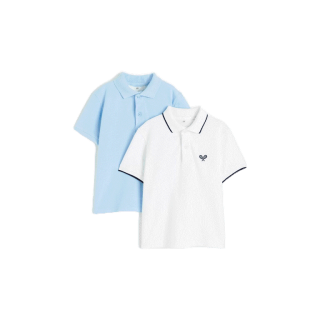 โปรโมชั่น : HM Boy 2-pack polo shirts 1119686_1