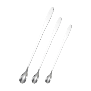 ช้อนยาว ช้อนคนด้ามยาว ช้อนหางยาวสแตนเลส ช้อนชงกาแฟด้ามยาว ช้อนชงนม stainless steel stirring spoon