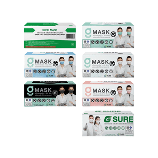 [KSG Official] G LUCKY MASK หน้ากากอนามัยทางการแพทย์ ระดับ 2 Sugical Level 2 Face Mask 3-Layer (กล่อง บรรจุ 50 ชิ้น)