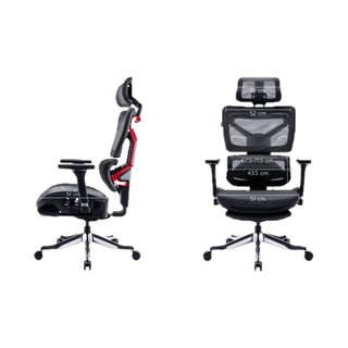 [กรอกโค้ด WORK1000 ลด 1000.-] Work Station - Ergonomic chair เก้าอี้ทำงานเพื่อสุขภาพ รุ่น Model S