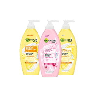 การ์นิเย่ ไวท์ บอดี้ โลชั่น 400 มล GARNIER WHITE BODY LOTION 400 ml (ครีมผิวขาว) ครีมทาตัว ขวดเดี่ยว