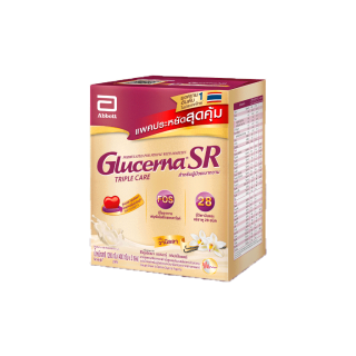 โปรโมชั่น : ใหม่ Glucerna SR กลูเซอนา เอสอาร์ วานิลลา แบบกล่อง 1200 กรัม 400 กรัม x3 Glucerna SR Vanilla 1200g 400g x3