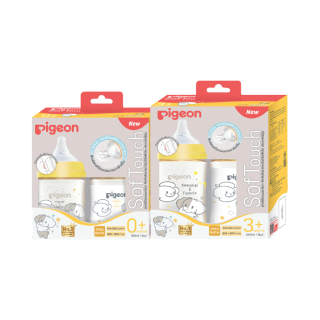 (รุ่นใหม่)Pigeon ขวดนมPPSU HOWAPIPI 160 มล.และ 240 มล. แพ็คคู่