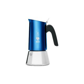 Bialetti หม้อต้มกาแฟ Moka Pot รุ่น Venus (วีนัส) ขนาด 6 ถ้วย - Blue/Silver [BL-0007275]