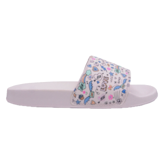 Skechers สเก็ตเชอร์ส รองเท้าแตะผู้หญิง Women Cali Side Lines 2.0 Skool Daze Walking Slides - 8730080-LTPK