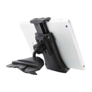 โปรโมชั่น : ที่ยึดจับโทรศัพท์มือถือ iPad แท็บเล็ต ในรถยนต์ หมุนได้ 360 องศา - CD Car Phone Holder