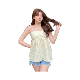 โปรโมชั่น : Seoul Crop สายเดี่ยว ผูกโบว์ไหล่